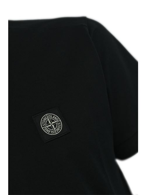 T-shirt con logo black STONE ISLAND | 811524113A0029